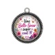 Pendentif Cabochon Argent - une belle soeur super cool