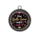 Pendentif Cabochon Argent - une belle soeur super cool