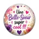 Cabochon Verre - une belle soeur super cool