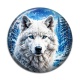 Cabochon Résine - loup