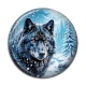 Cabochon Résine - loup