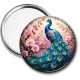 Miroir de poche - paon