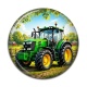 Cabochon Résine - tracteur