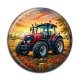 Cabochon Résine - tracteur