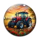 Cabochon Verre - tracteur