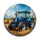 Cabochon Résine - tracteur