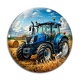 Cabochon Verre - tracteur