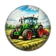 Cabochon Résine - tracteur