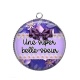 Pendentif Cabochon Argent - une super belle soeur