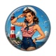 Cabochon Résine - pin up