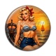 Cabochon Résine - pin up