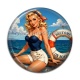 Cabochon Résine - pin up