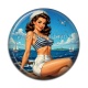 Cabochon Résine - pin up