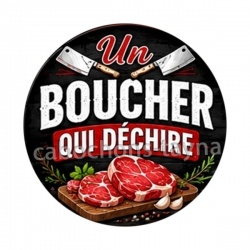 un boucher qui déchire