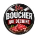 Cabochon Résine - un boucher qui déchire