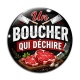 Cabochon Verre - un boucher qui déchire