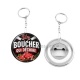 Porte clés décapsuleur - un boucher qui déchire