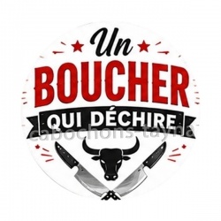 un boucher qui déchire