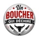 Cabochon Résine - un boucher qui déchire