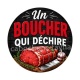 un boucher qui déchire