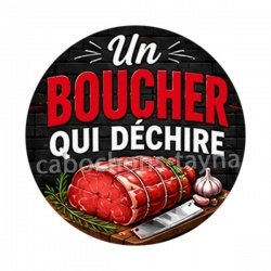 un boucher qui déchire