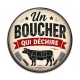 Cabochon Résine - un boucher qui déchire