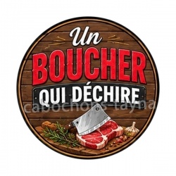 un boucher qui déchire