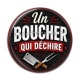 Cabochon Résine - un boucher qui déchire