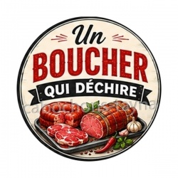 un boucher qui déchire