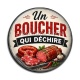 Cabochon Résine - un boucher qui déchire