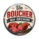 Cabochon Verre - un boucher qui déchire