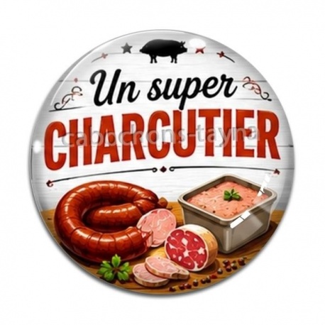 Cabochon Verre - un super charcutier
