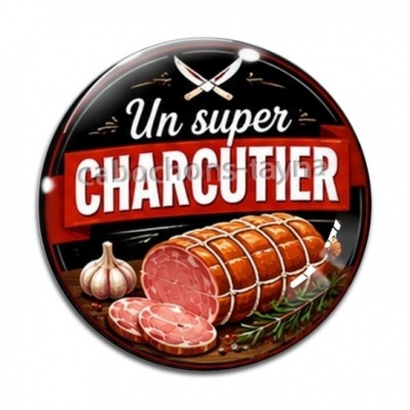 Cabochon Verre - un super charcutier