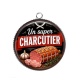Pendentif Cabochon Argent - un super charcutier
