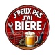 j'peux pas j'ai bière