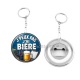 Porte clés décapsuleur - j'peux pas j'ai bière