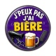 Cabochon Résine - j'peux pas j'ai bière