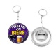 Porte clés décapsuleur - j'peux pas j'ai bière
