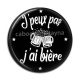 Cabochon Résine - j'peux pas j'ai bière