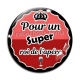 Cabochon Verre - pour un super roi de l'apéro
