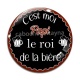 Cabochon Verre - c'est moi papi le roi de l'apéro