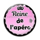 Cabochon Verre - reine de l'apéro