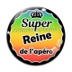 Cabochon Verre - super reine de l'apéro