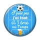 Cabochon Résine - j'peux pas j'ai foot et 3 eme mi temps