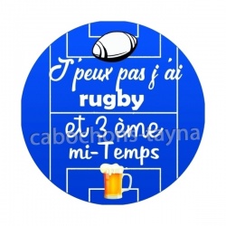 j'peux pas j'ai rugby et 3 eme mi temps
