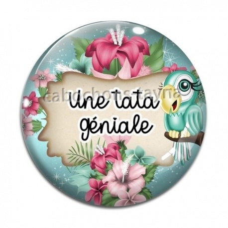 Cabochon Verre - une tata géniale