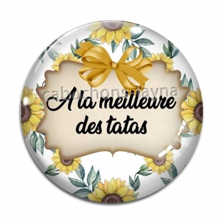 Cabochon Verre - a la meilleure des tatas