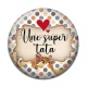 Cabochon Résine - une super tata