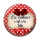 Cabochon Résine - la meilleure c'est ma tata
