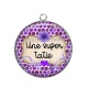 Pendentif Cabochon Argent - une super tatie